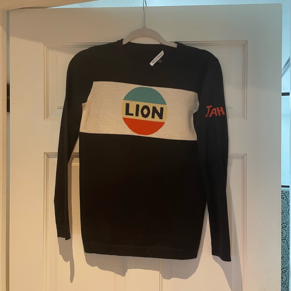 Bella Freud Black Lion Sweater